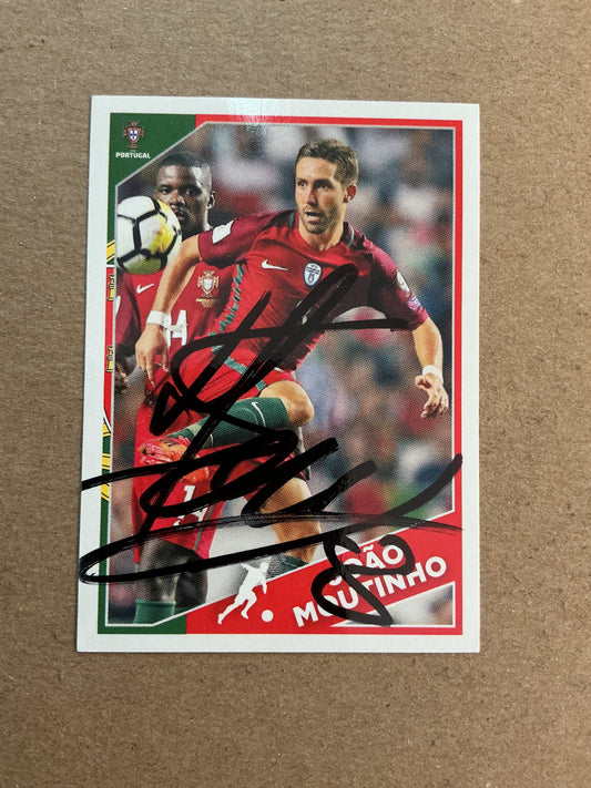 João Moutinho, Portugal 🇵🇹 UEFA Euro 2016 Panini hand signed