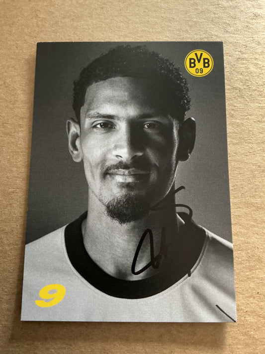 Sebastien Haller, France 🇫🇷 Borussia Dortmund 2023/24 hand signed