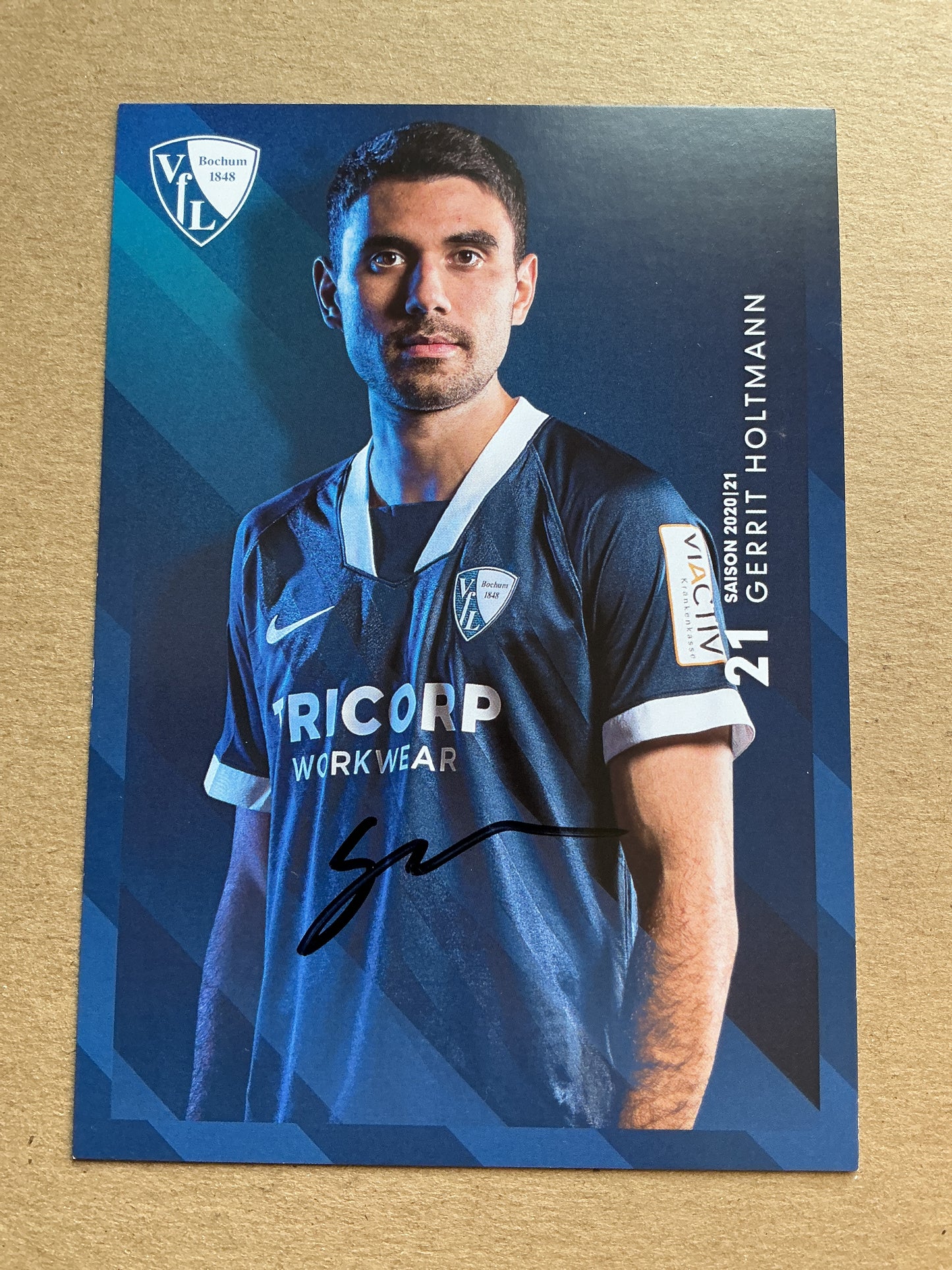 Gerrit Holtmann, Germany 🇩🇪 VfL Bochum 2020/21 hand signed