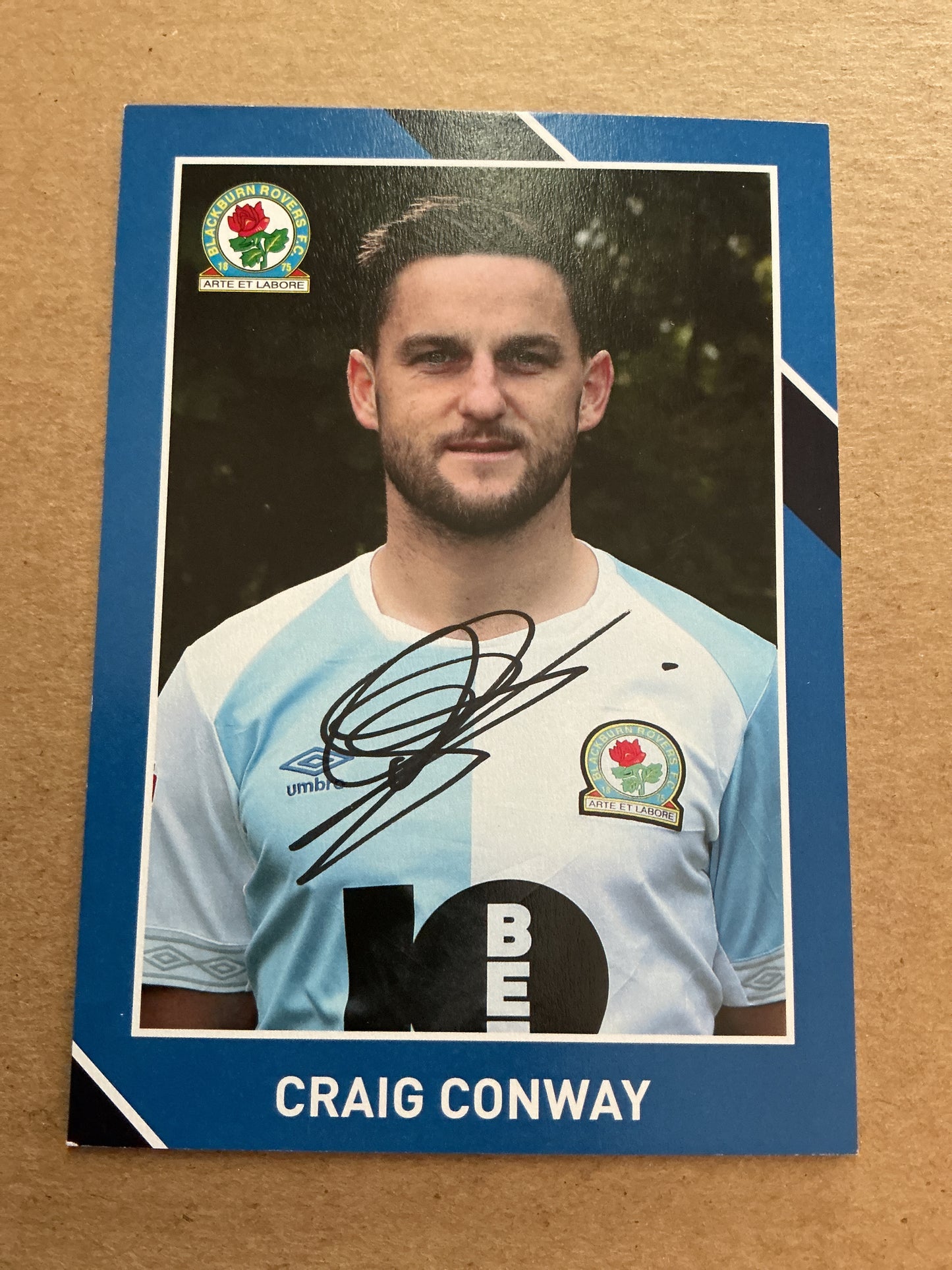Craig Conway, Scotland 🏴󠁧󠁢󠁳󠁣󠁴󠁿 Blackburn Rovers 2018/19 hand signed