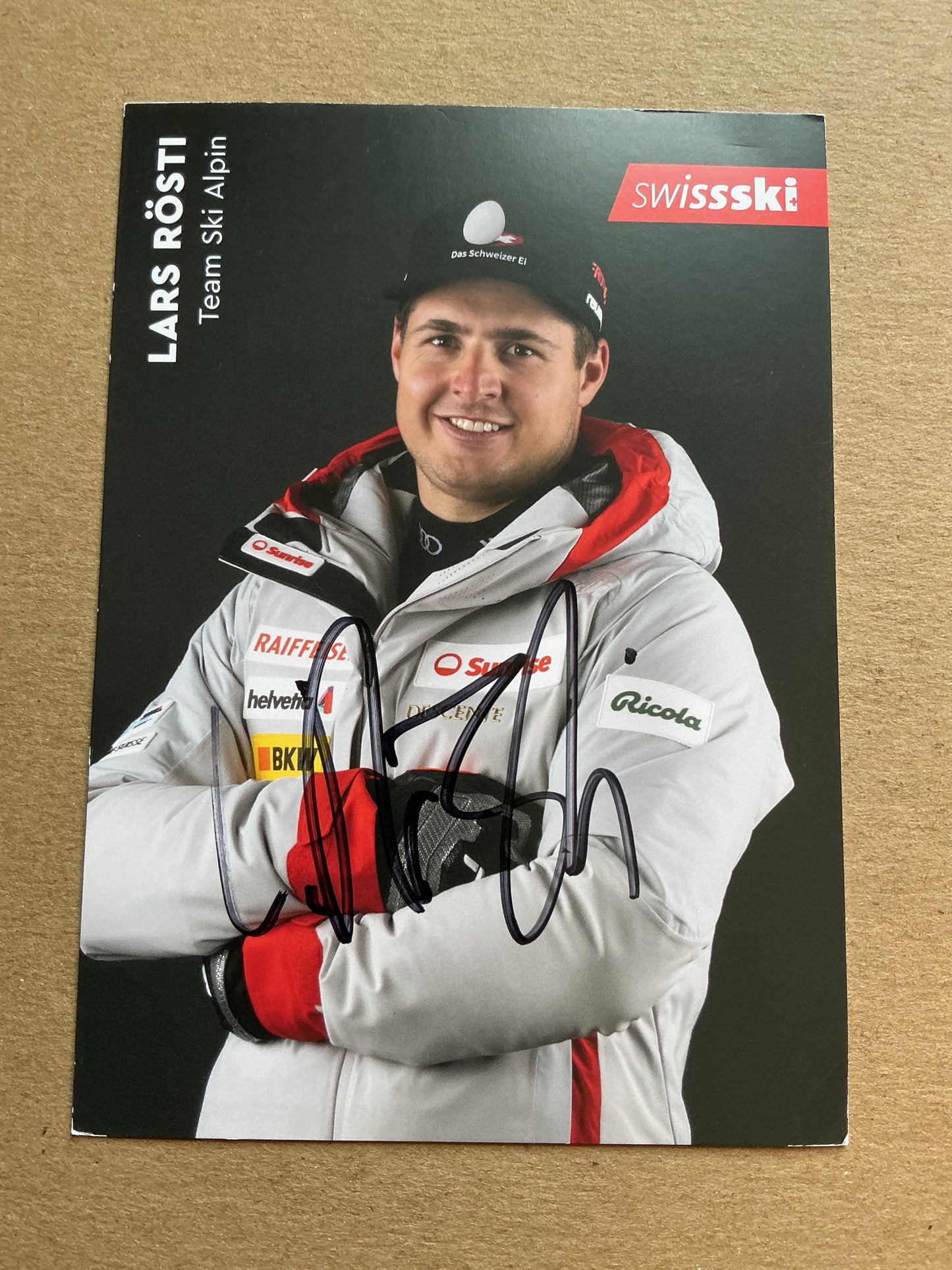 Lars Rösti, Switzerland 🇨🇭 Alpine Winter 2025/26 hand signed