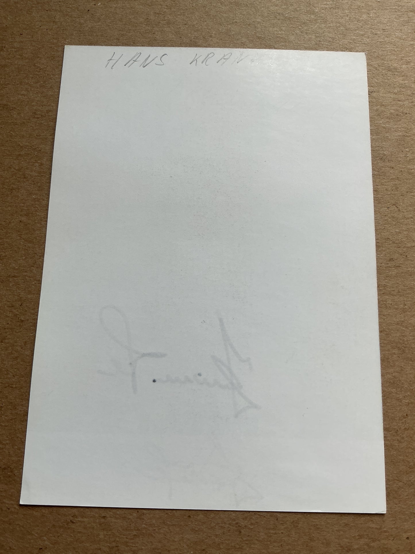 Hans Krankl, Austria 🇦🇹 Rapid Vienna 1982/83 hand signed