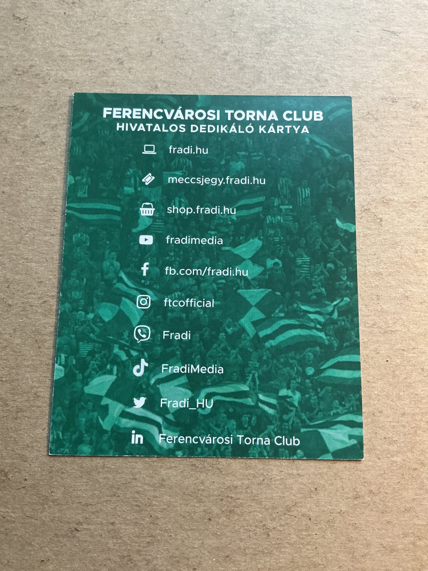 Eldar Ćivić, Bosnia 🇧🇦 Ferencvaros TC 2021/22 hand signed