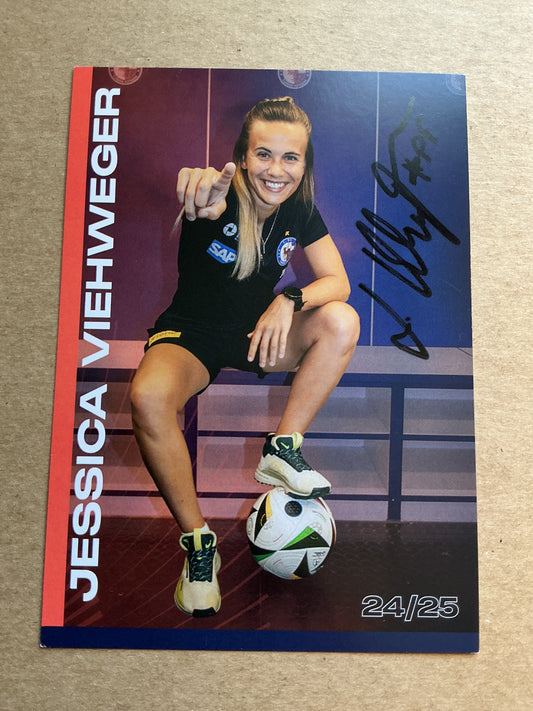 Jessica Viehweger, Germany 🇩🇪 1.FFC Turbine Potsdam 2024/25 hand signed