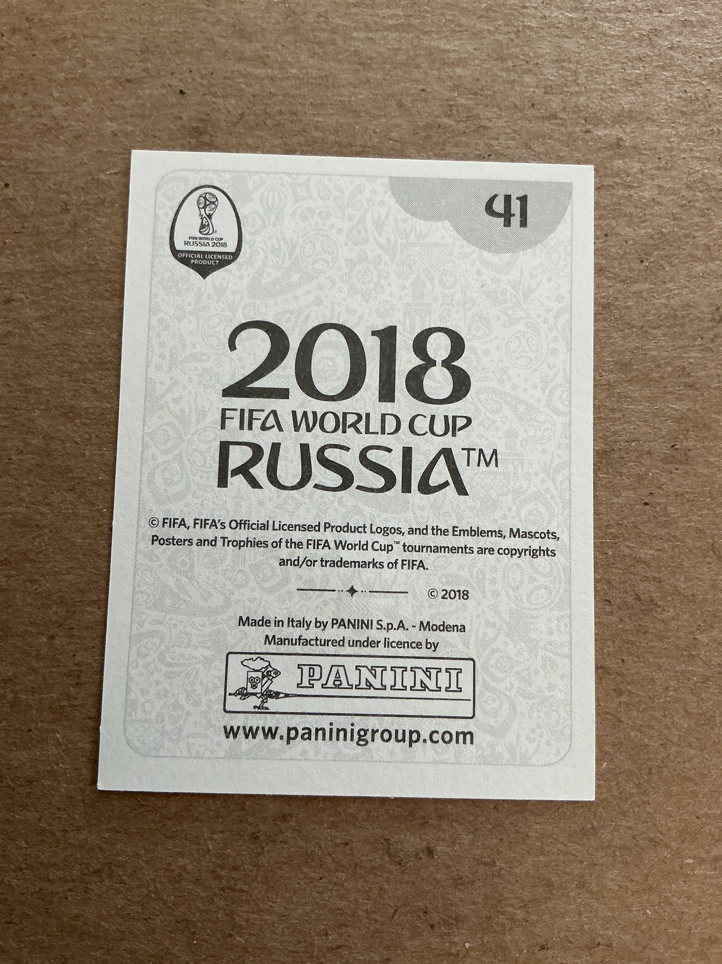Aleksei Miranchuk, Russia 🇷🇺 FIFA World Cup 2018 Panini hand signed