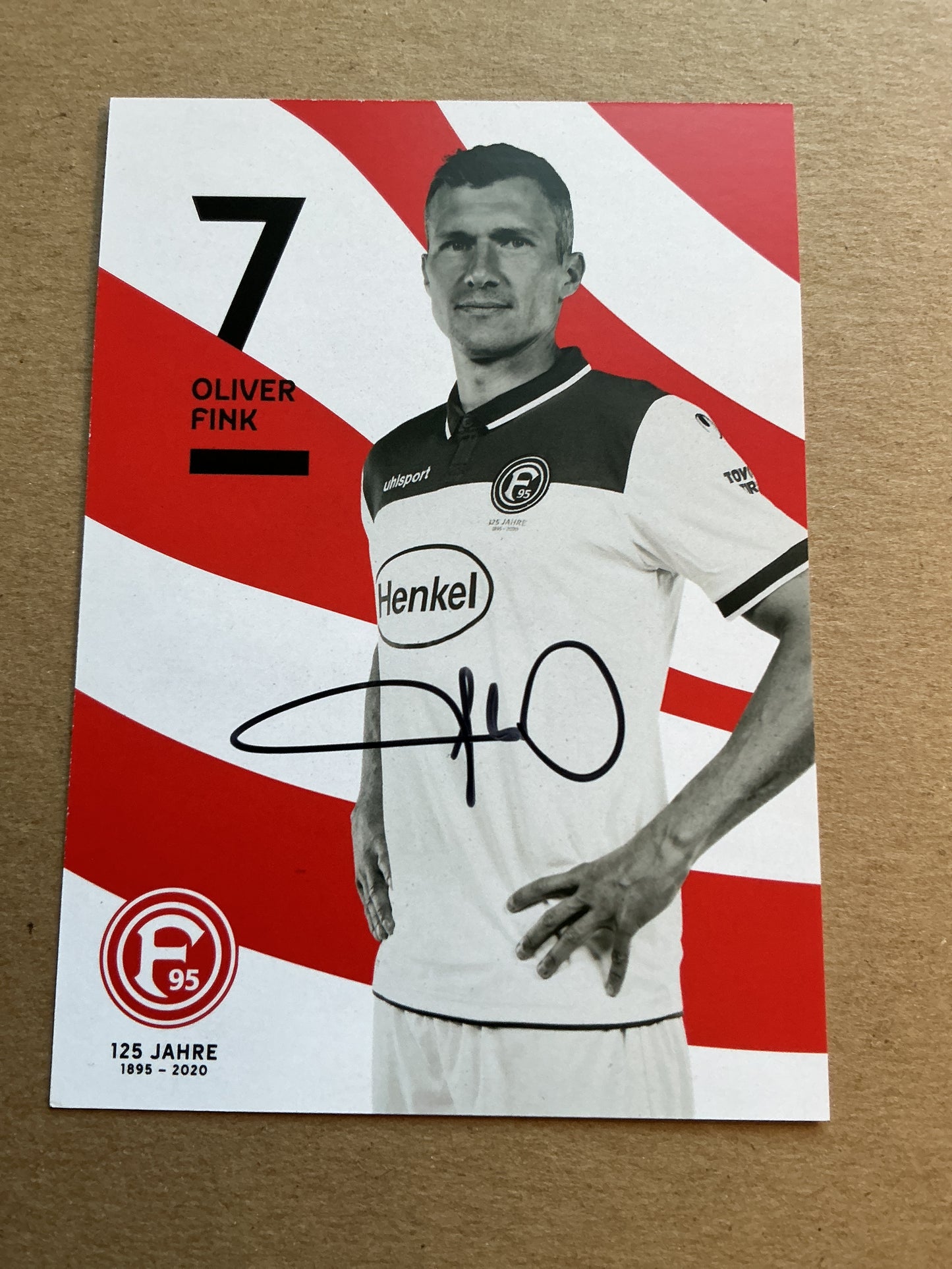 Oliver Fink, Germany 🇩🇪 Fortuna Düsseldorf 2019/20 hand signed