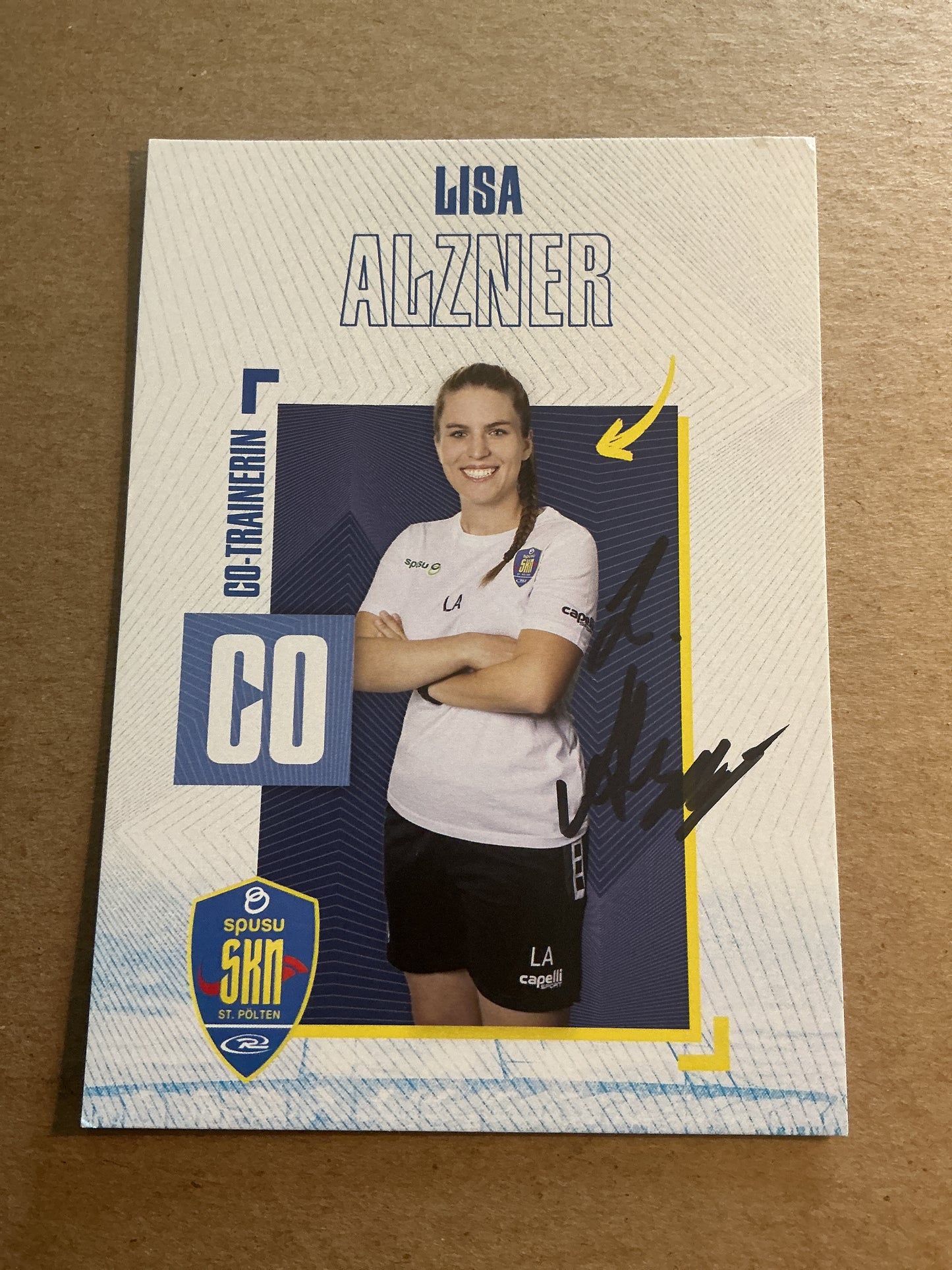 Lisa Alzner, Austria 🇦🇹 SKN St. Pölten 2024/25 hand signed