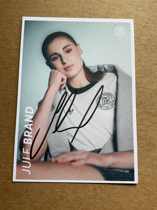 Jule Brand, Germany 🇩🇪 Women’s Euro Cup 2025 hand signed