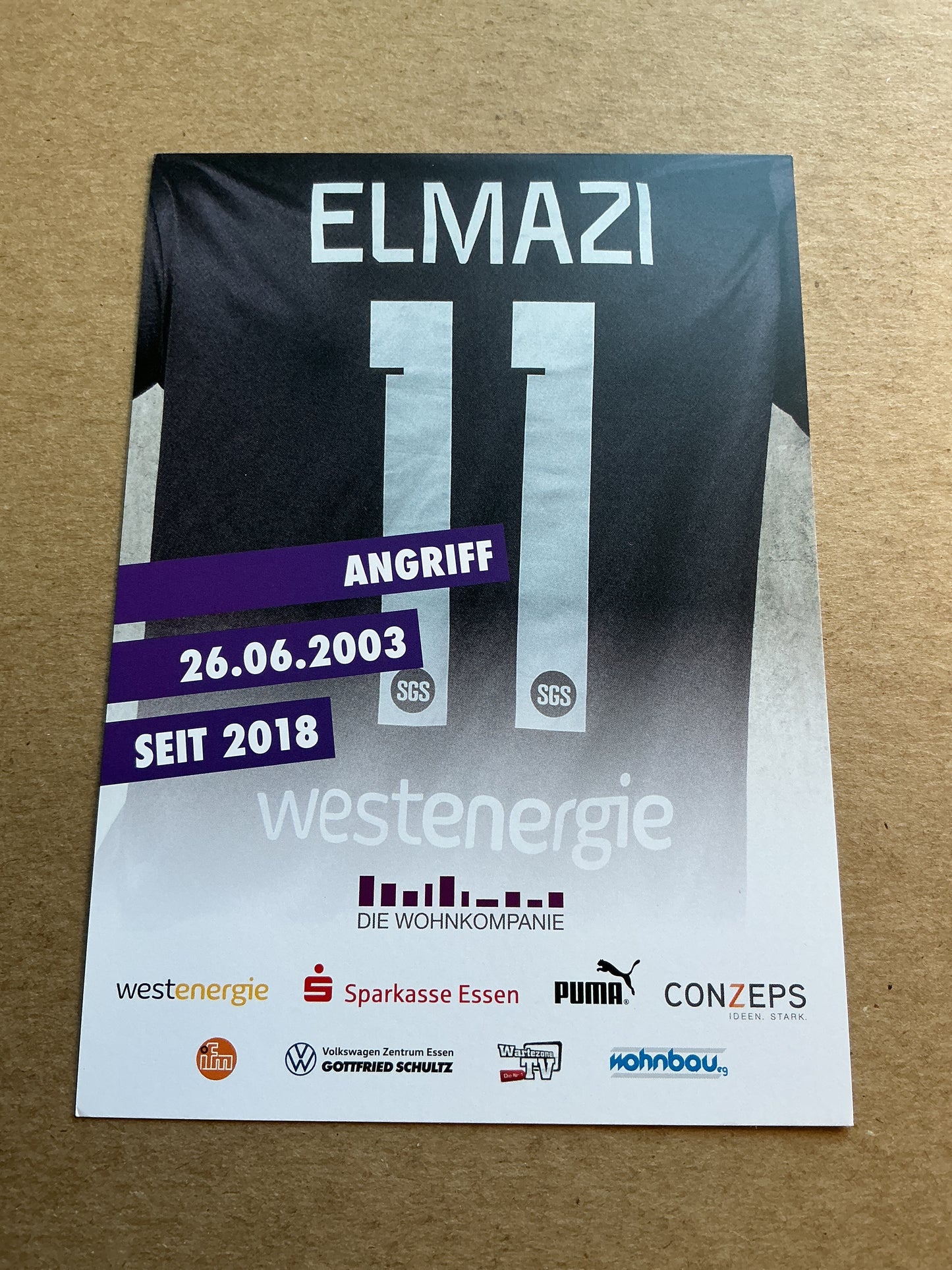 Laureta Elmazi, Germany 🇩🇪 SGS Essen 2024/25 hand signed