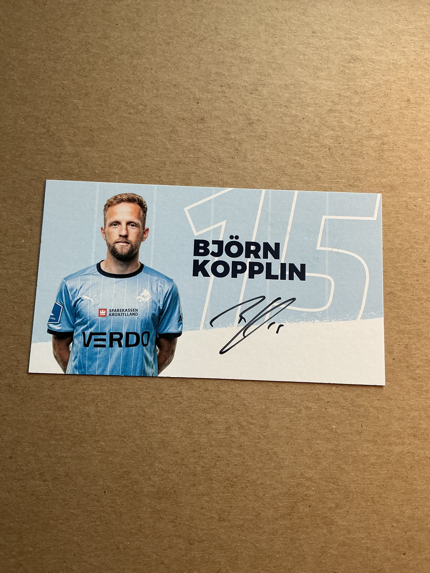 Björn Kopplin, Germany 🇩🇪 Randers FC 2023/24 hand signed