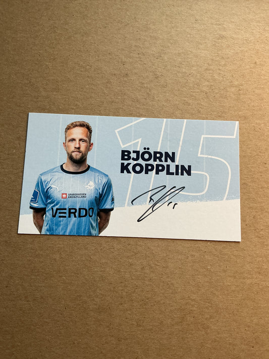 Björn Kopplin, Germany 🇩🇪 Randers FC 2023/24 hand signed