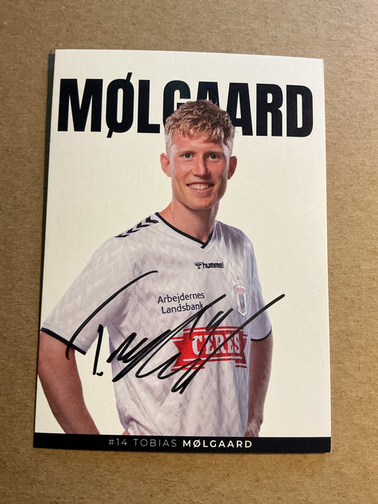 Tobias Mølgaard, Denmark 🇩🇰 Aarhus GF 2023/24 hand signed