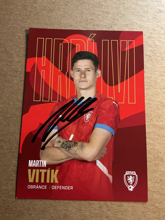 Martin Vitik, Czech Republic 🇨🇿 2023 hand signed