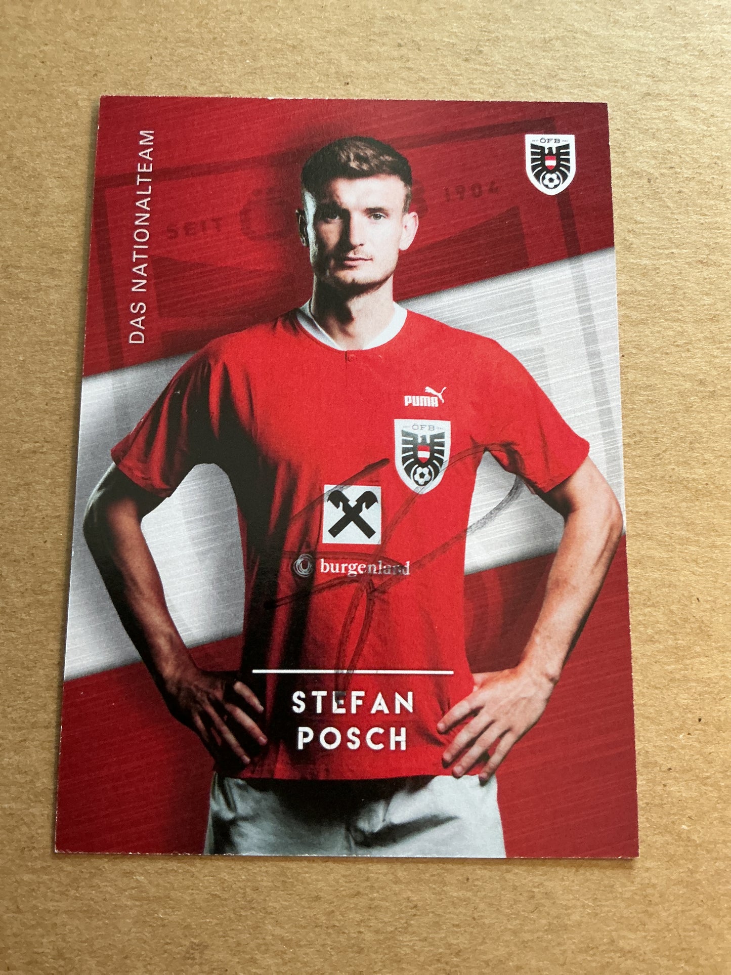 Stefan Posch, Austria 🇦🇹 2023 hand signed