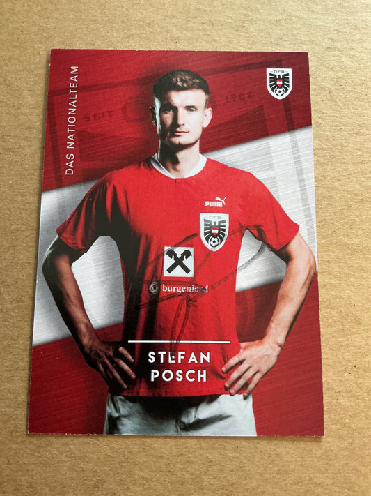 Stefan Posch, Austria 🇦🇹 2023 hand signed