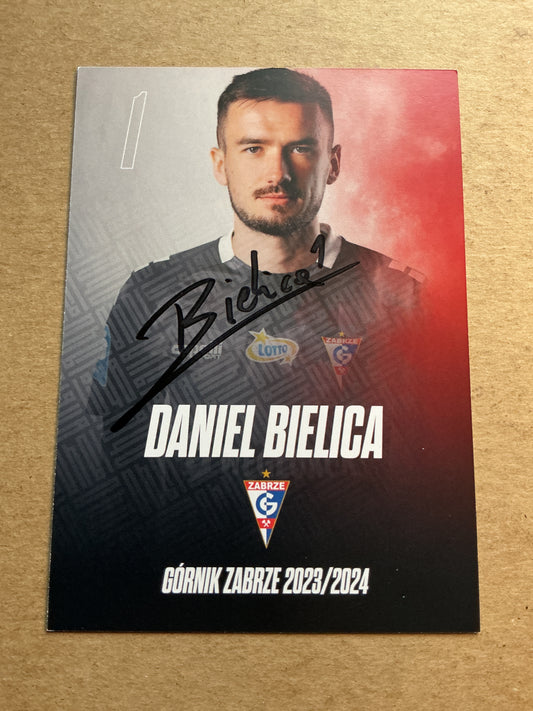 Daniel Bielica, Poland 🇵🇱 Górnik Zabrze 2023/24 hand signed