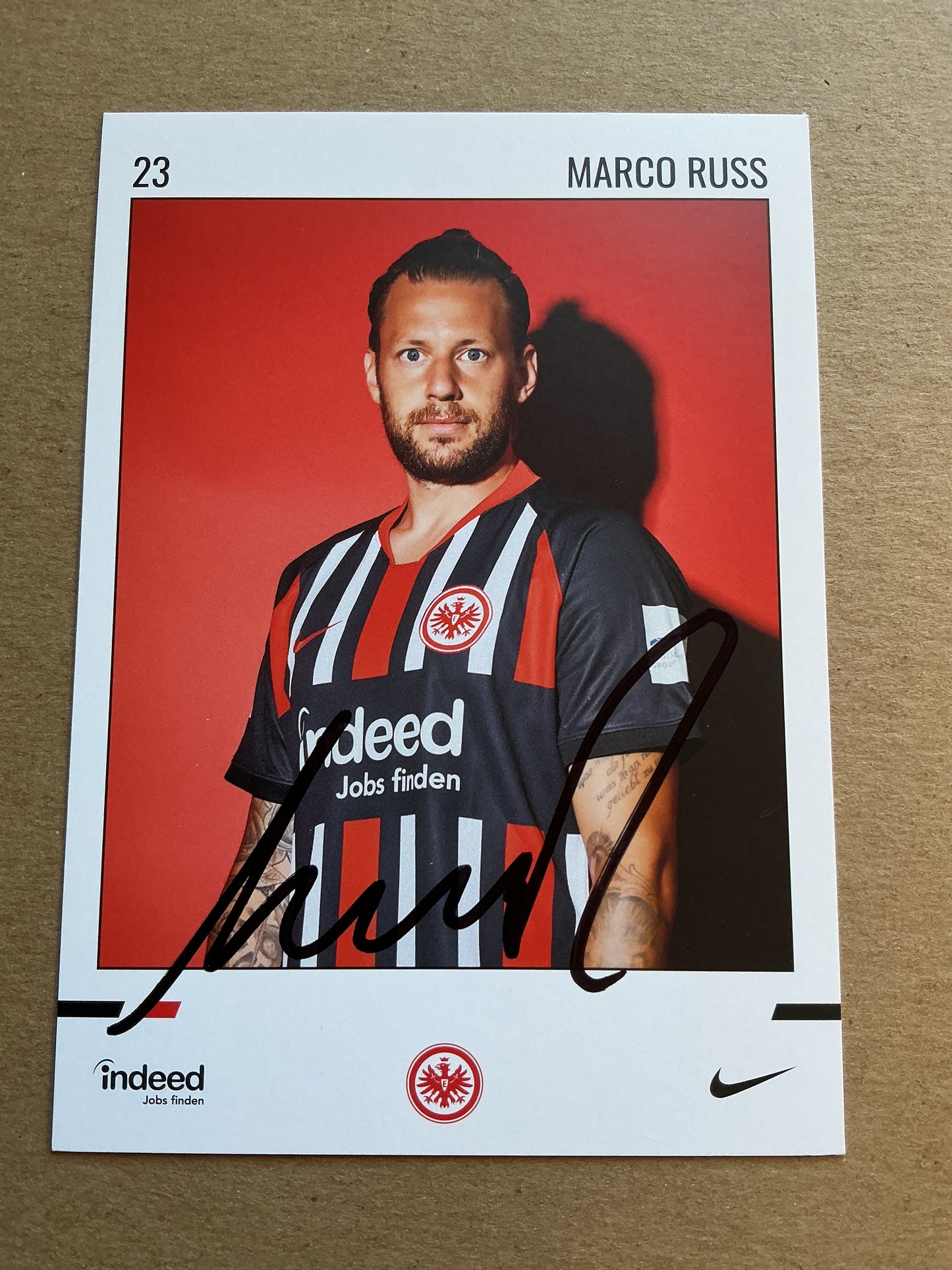 Marco Russ, Germany 🇩🇪 Eintracht Frankfurt 2019/20 hand signed