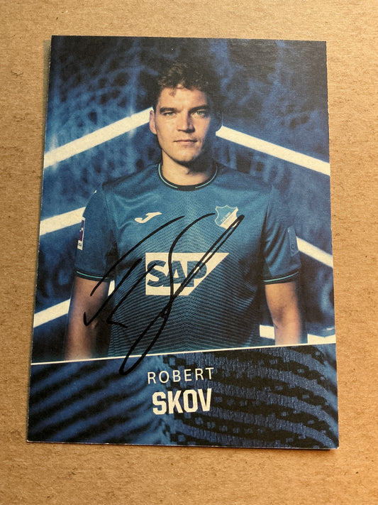 Robert Skov, Denmark 🇩🇰 TSG 1899 Hoffenheim 2021/22 hand signed