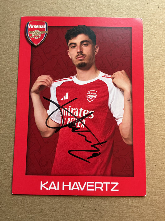 Kai Havertz, Germany 🇩🇪 Arsenal FC 2025/26 hand signed