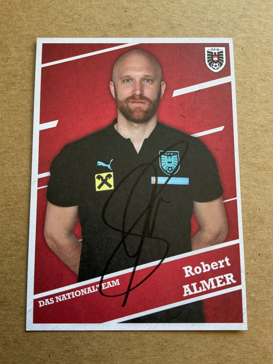 Robert Almer,  Austria 🇦🇹 2021 hand signed
