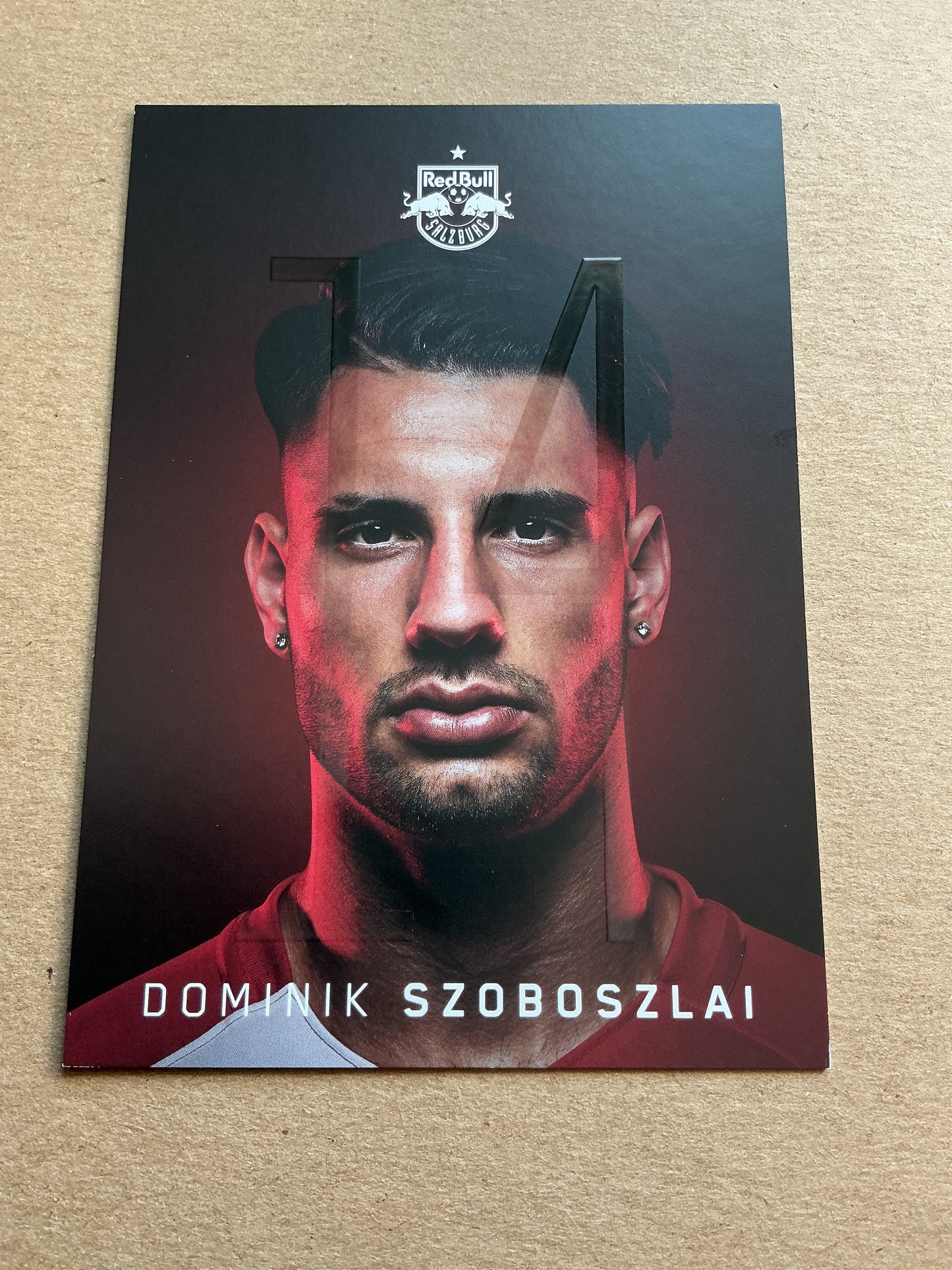Dominik Szoboszlai, Hungary 🇭🇺 Red Bull Salzburg 2020/21 hand signed