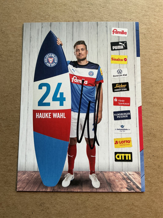 Hauke Wahl, Germany 🇩🇪 Holstein Kiel 2022/23 hand signed