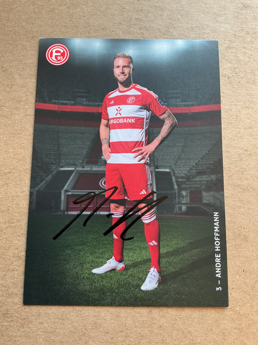 Andre Hoffmann, Germany 🇩🇪 Fortuna Düsseldorf 2023/24 hand signed