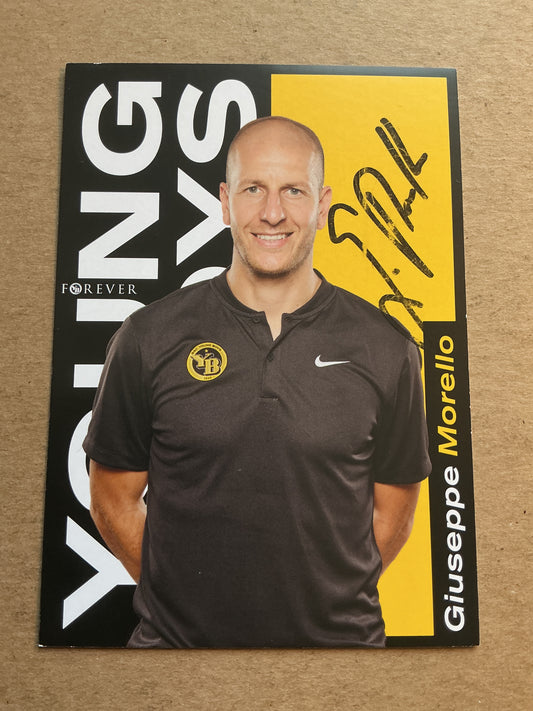 Guiseppe Morello, Switzerland 🇨🇭 BSC Young Boys Bern 2022/23 hand signed