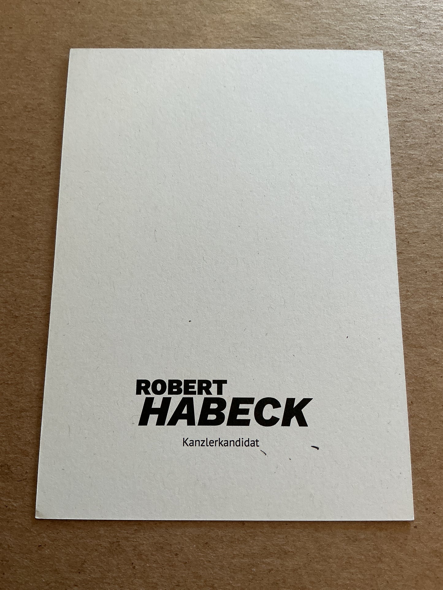 Robert Habeck, Germany 🇩🇪 Minister for Economic Affairs 2025 hand signed
