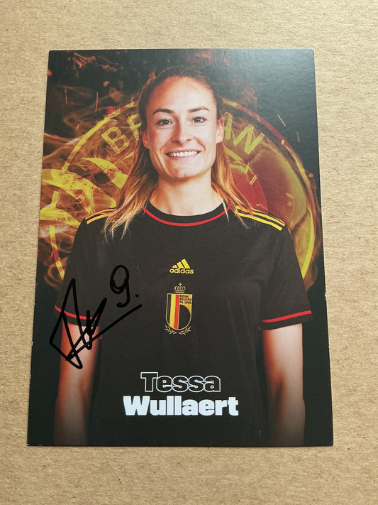 Tessa Wullaert, Belgium 🇧🇪 UEFA Women’s Euro 2022 hand signed