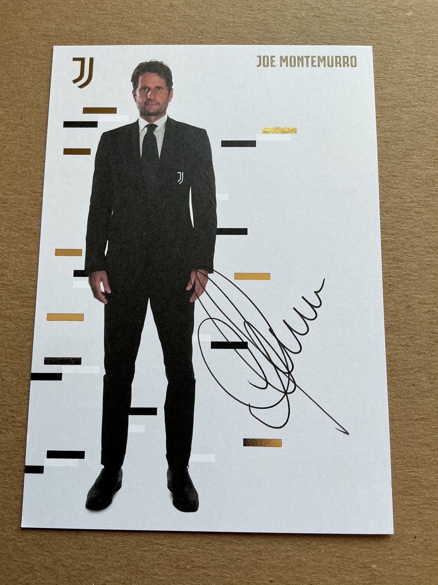 Joe Montemurro, Australia 🇦🇺 Juventus FC 2021/22 hand signed