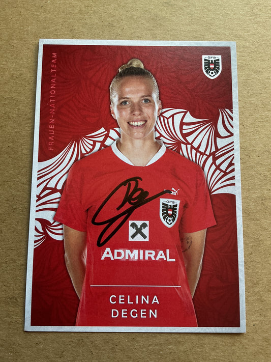 Celina Degen, Austria 🇦🇹 2024 1.FC Köln hand signed