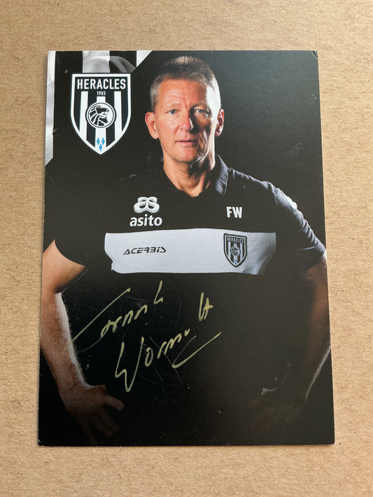 Frank Wormuth, Germany 🇩🇪 Heracles Almelo 2021/22 hand signed