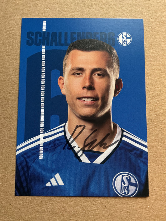 Ron Schallenberg, Germany 🇩🇪 FC Schalke 04 2023/24 hand signed