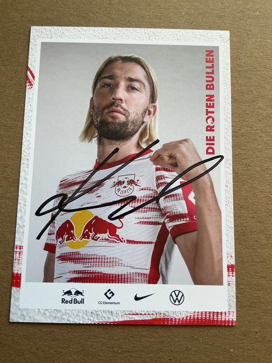 Kevin Kampl, Slovenia 🇸🇮 RB Leipzig 2021/22 hand signed