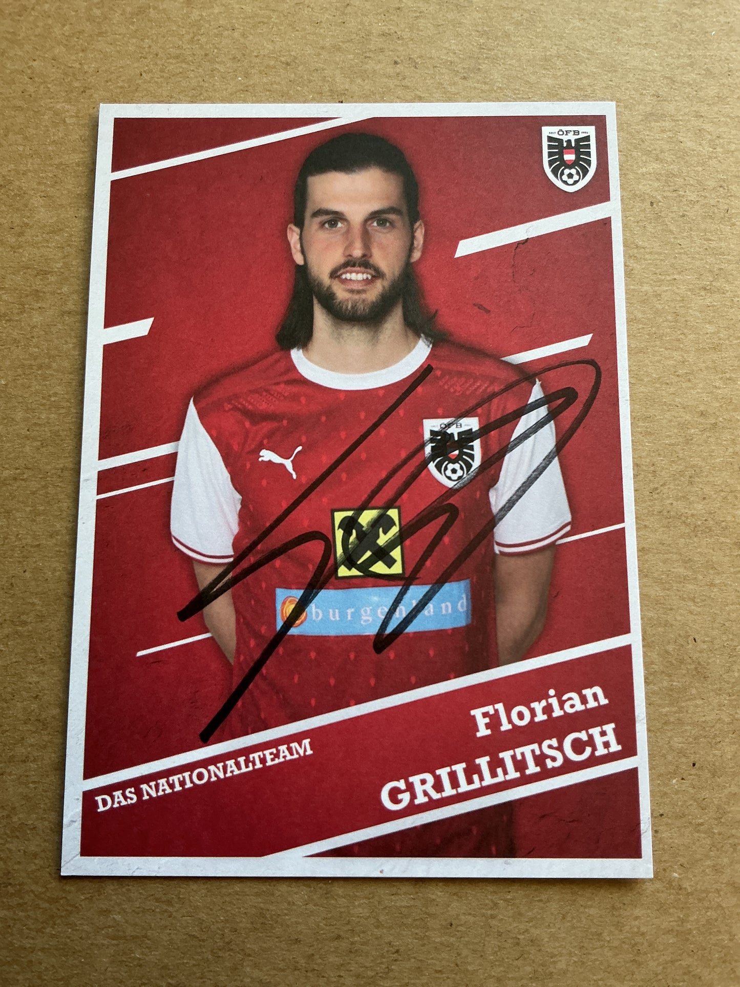 Florian Grillitsch, Austria 🇦🇹 2021 hand signed