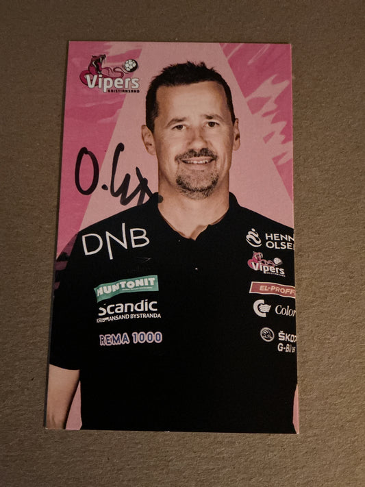 Ole Gustav Gjekstad, Norway 🇳🇴 Handball Vipers 2021/22 hand signed