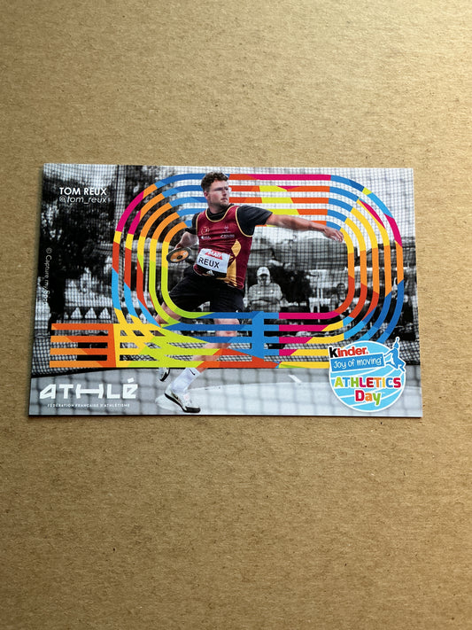 Tom Reux, France 🇫🇷 Athletics Summer Olympics 2024 hand signed