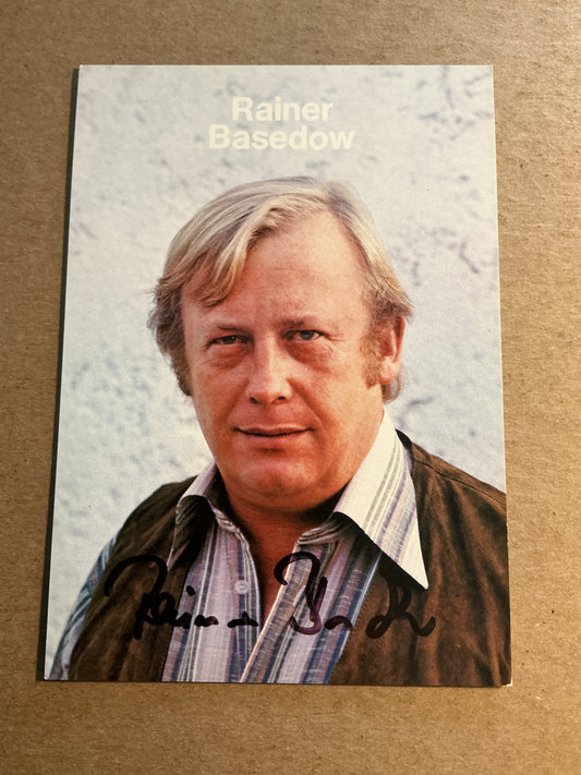 Rainer Basedow, Germany 🇩🇪 Actor hand signed
