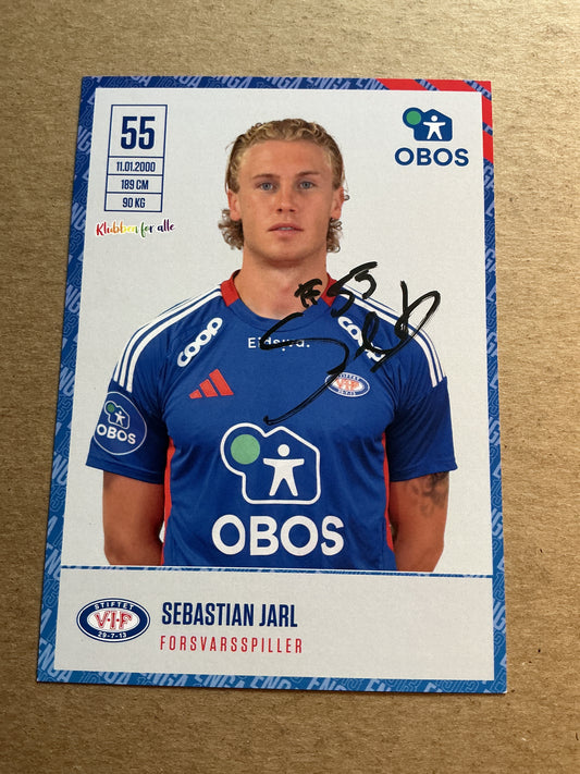 Sebastian Jarl, Norway 🇳🇴 Vålerenga Fotball 2024/25 hand signed