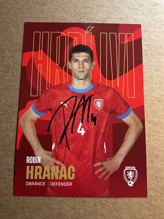 Robin Hranac, Czech Republic 🇨🇿 2023 hand signed
