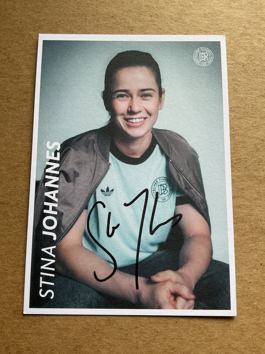 Stina Johannes, Germany 🇩🇪 Women’s Euro Cup 2025 hand signed