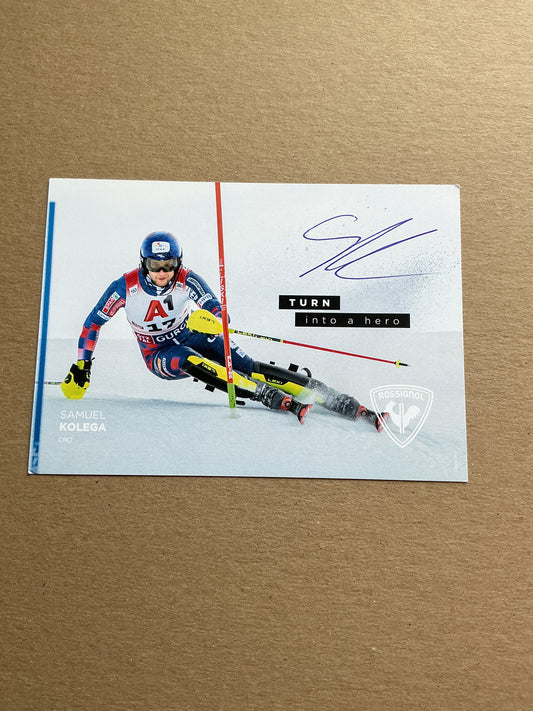 Samuel Kolega, Croatia 🇭🇷 Alpine Winter Sports 2024/25 hand signed