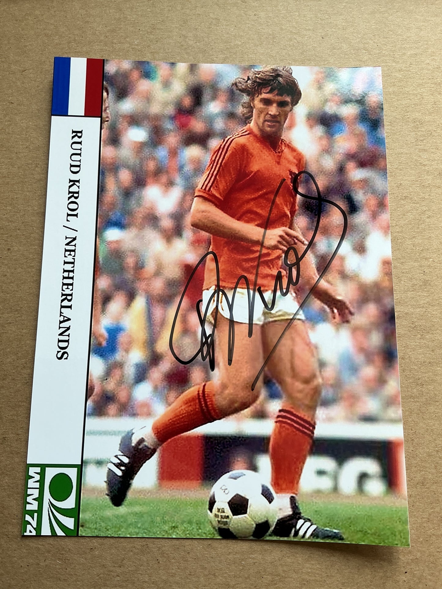 Ruud Krol, Netherlands 🇳🇱 FIFA World Cup 1974 hand signed