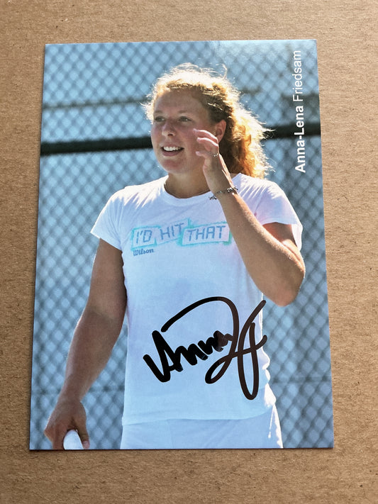 Anna-Lena Friedsam, Germany 🇩🇪 Tennis Sports 2025 hand signed