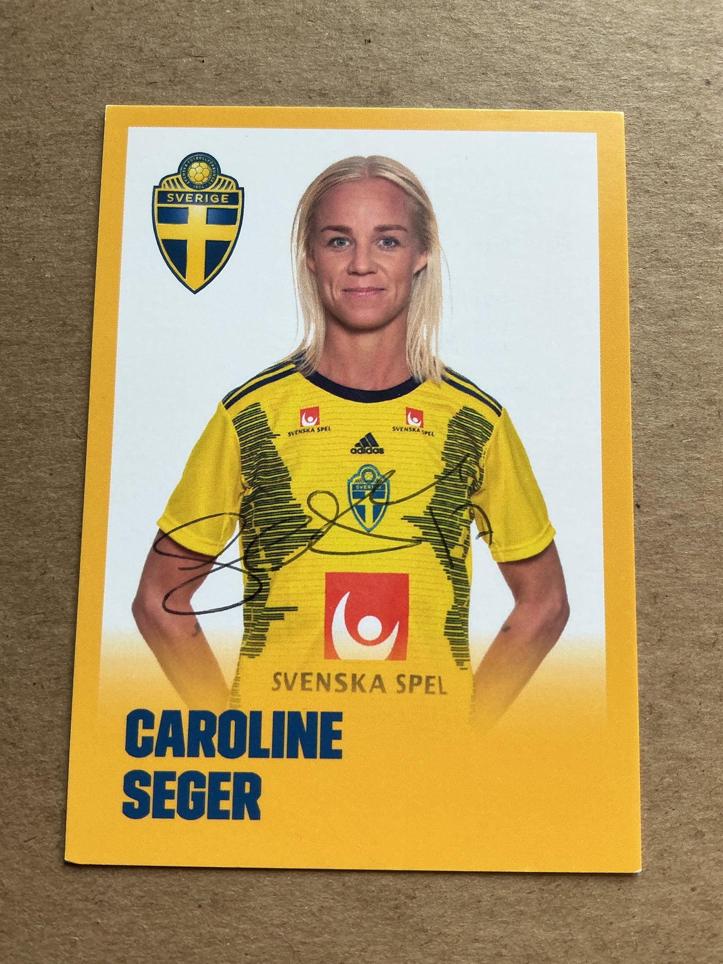 Caroline Seger, Sweden 🇸🇪 UEFA Women’s Euro 2022 hand signed