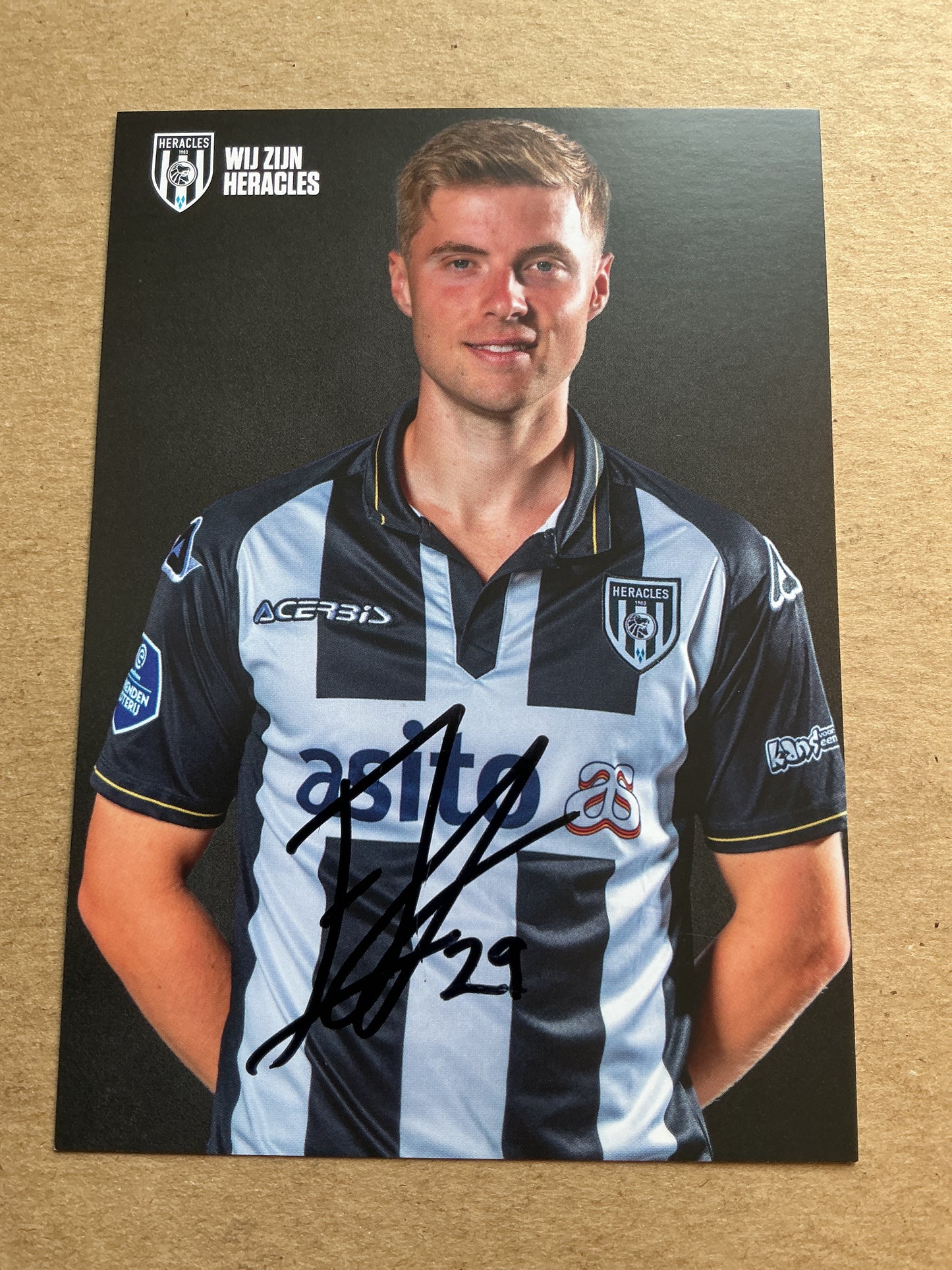 Emil Hansson, Norway 🇳🇴 Heracles Almelo 2023/24 hand signed