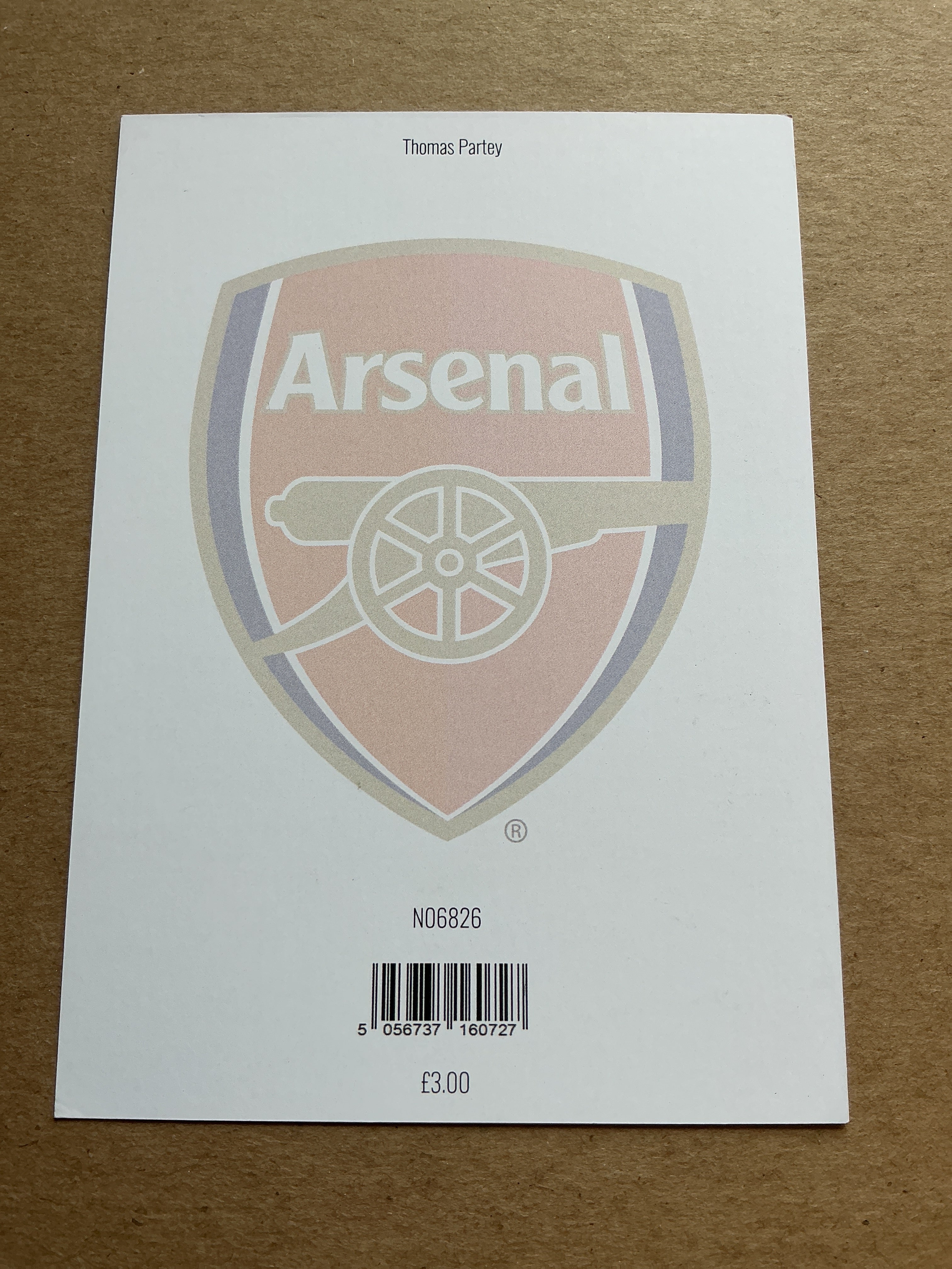 Thomas Partey パーティ　Arsenal サインカード Thomas Partey パーティ Arsenal サインカード - メルカリ