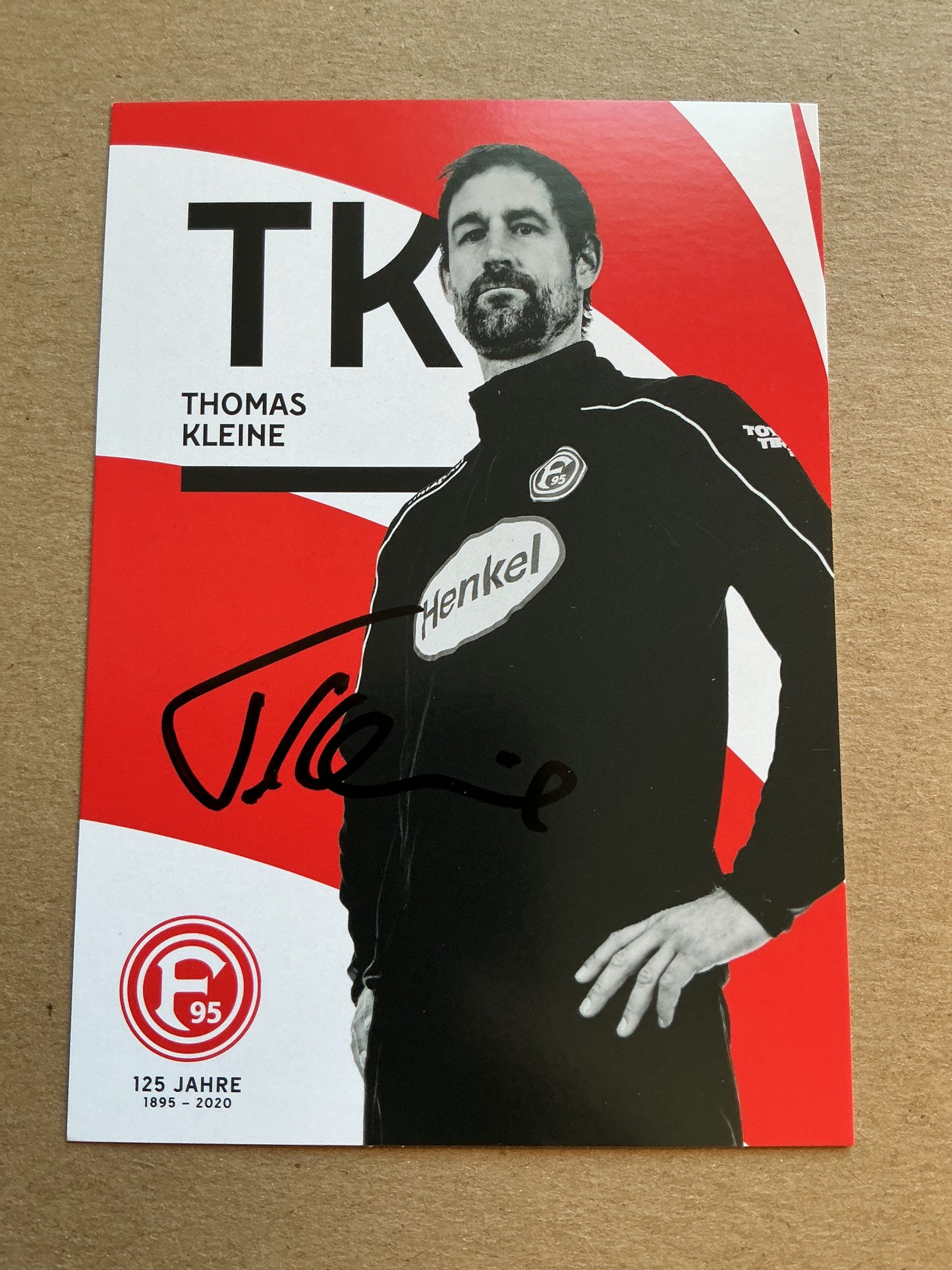Thomas Kleine, Germany 🇩🇪 Fortuna Düsseldorf 2019/20 hand signed