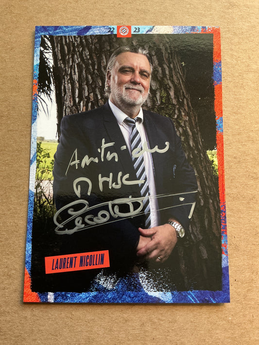 Laurent Nicollin, France 🇫🇷 Montpellier HSC 2022/23 hand signed